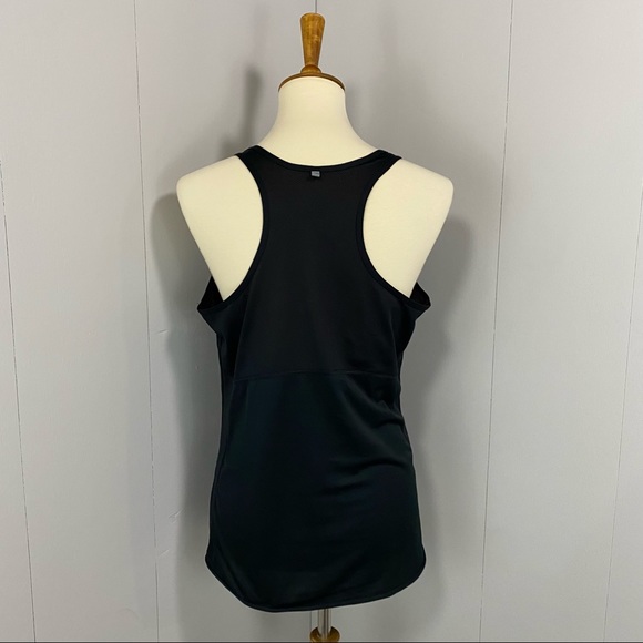 Nike Dri-Fit Black Vented Racerback Tank Top - Picture 3 of 11